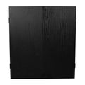 Ruthless Heavy Duty Dartboard Cabinet | Professional Square Black Storage