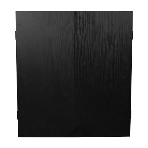 Ruthless Heavy Duty Dartboard Cabinet | Professional Square Black Storage