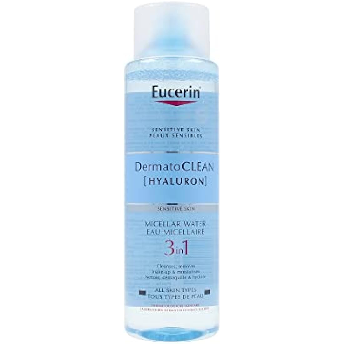 Eucerin DermatoClean 3-in-1 Micellar Water Facial Cleanser - 200ml