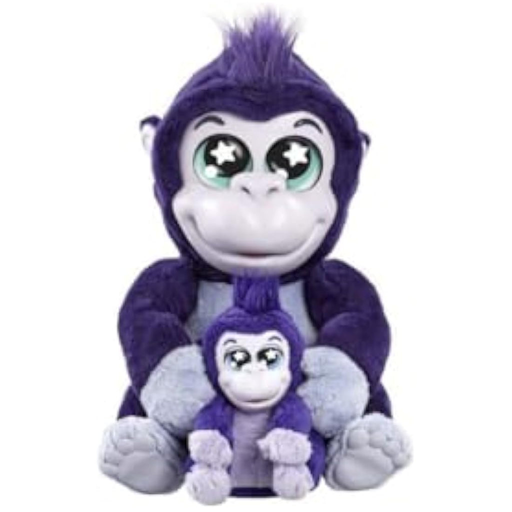 Animagic Tiki and Toko Interactive Gorilla Plush Toys with 100+ Sounds