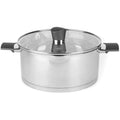 Russell Hobbs Excellence 24cm Stainless Steel Stockpot with Glass Lid