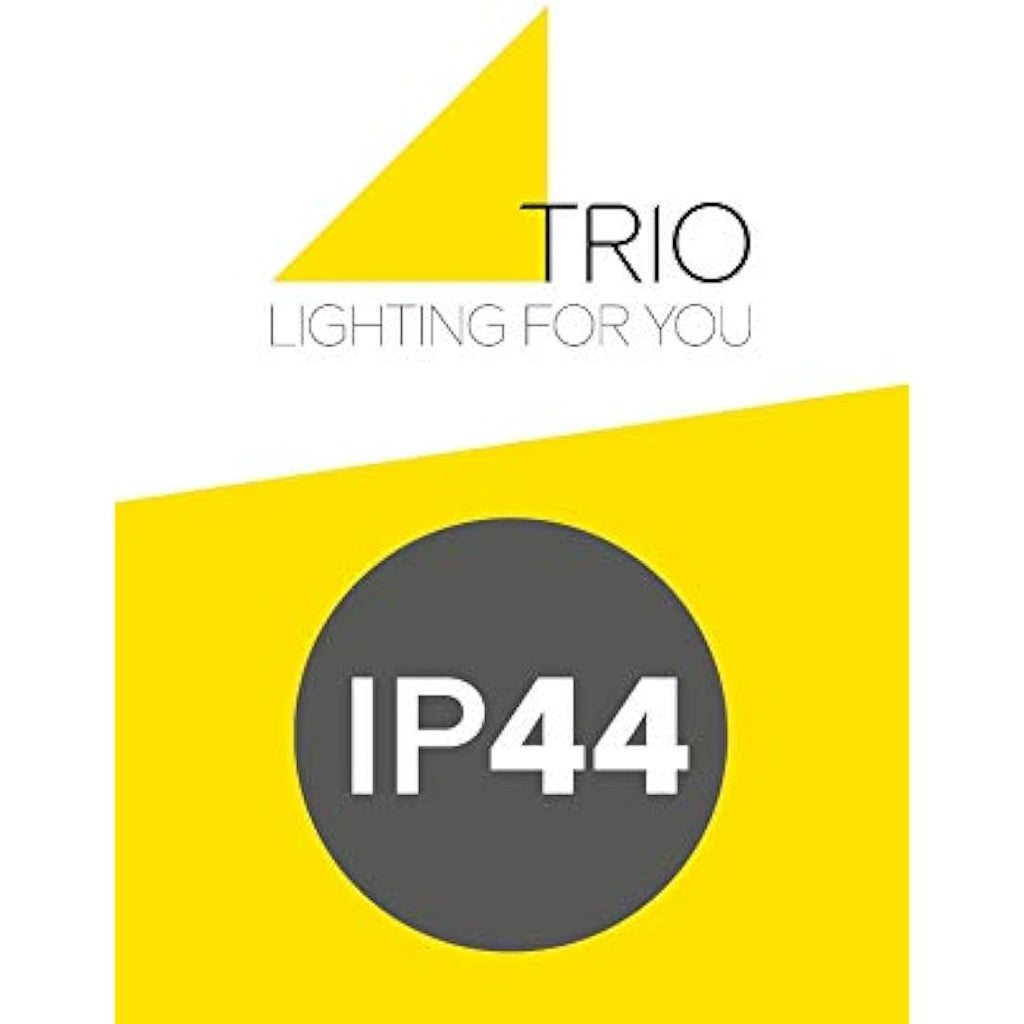 Trio Leuchten Sambesi Outdoor Wall Light – Black Aluminium & Acrylic