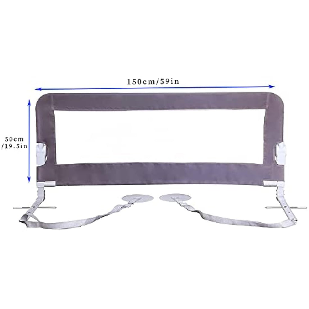 Dreambaby Nicole Bed Guard Rail – Extra Wide 150cm Toddler Safety – Grey