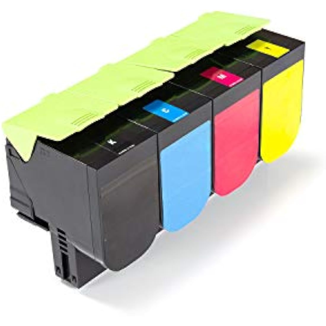 Green2Print Remanufactured Toner Set for Lexmark CX317DN CS417DN | 4-Pack