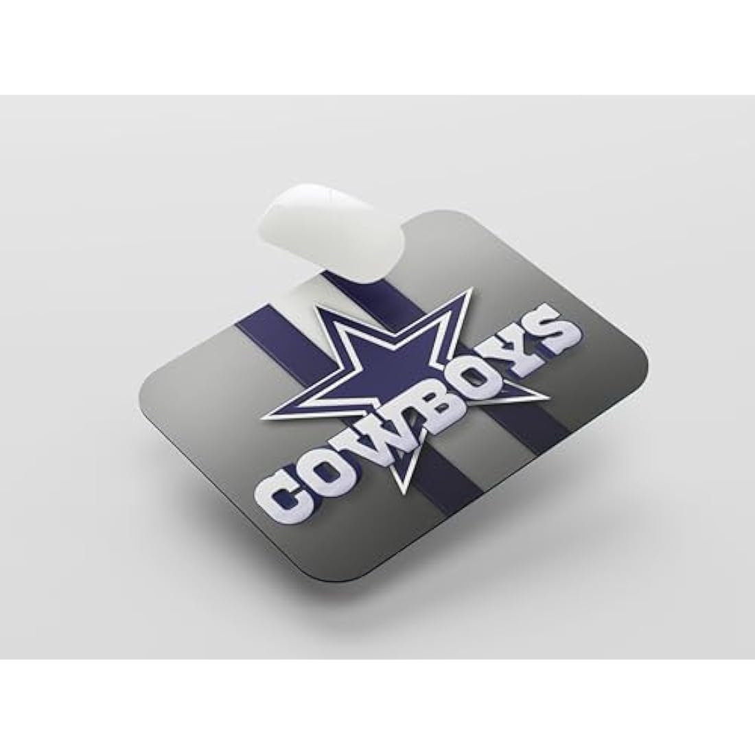 Gaming Mouse Pad – Non-Slip Rubber Base – Blue & White