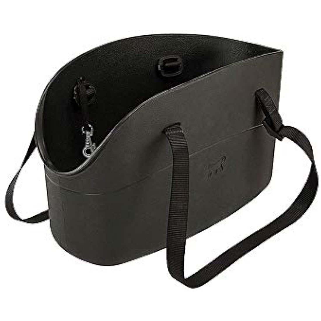 Ferplast With-Me Small Dog Carrier Bag | Black Washable EVA Rubber
