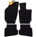 FSW Tailored Car Floor Mats for Volkswagen Polo 2009-2018 | Black Carpet