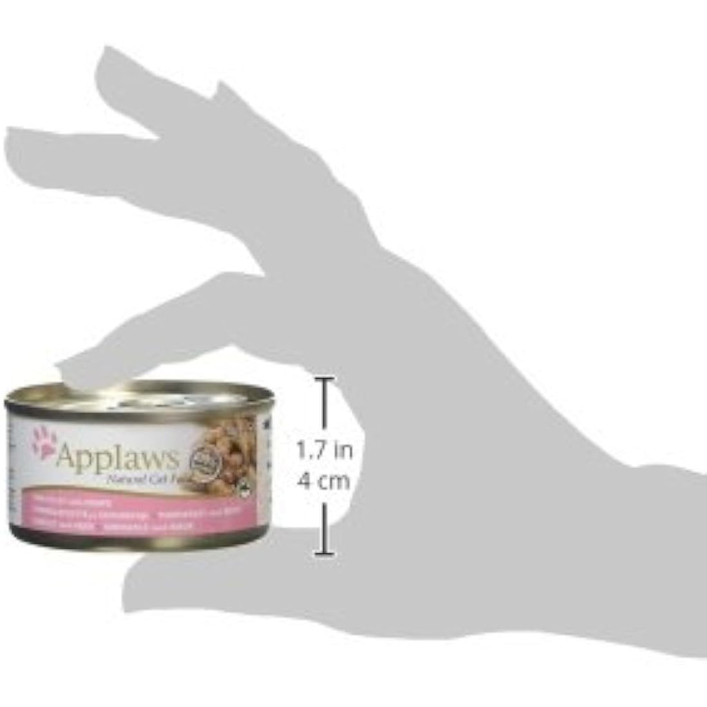 Applaws Natural Wet Cat Food – Tuna Fillet with Prawn in Broth (24 Pack)