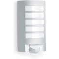 Steinel L 12 S Outdoor Wall Light – Silver Aluminium Motion Sensor