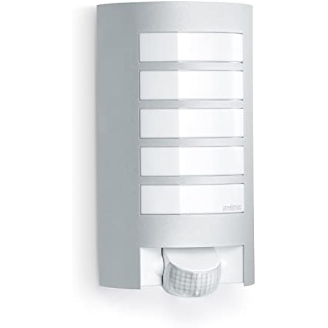 Steinel L 12 S Outdoor Wall Light – Silver Aluminium Motion Sensor