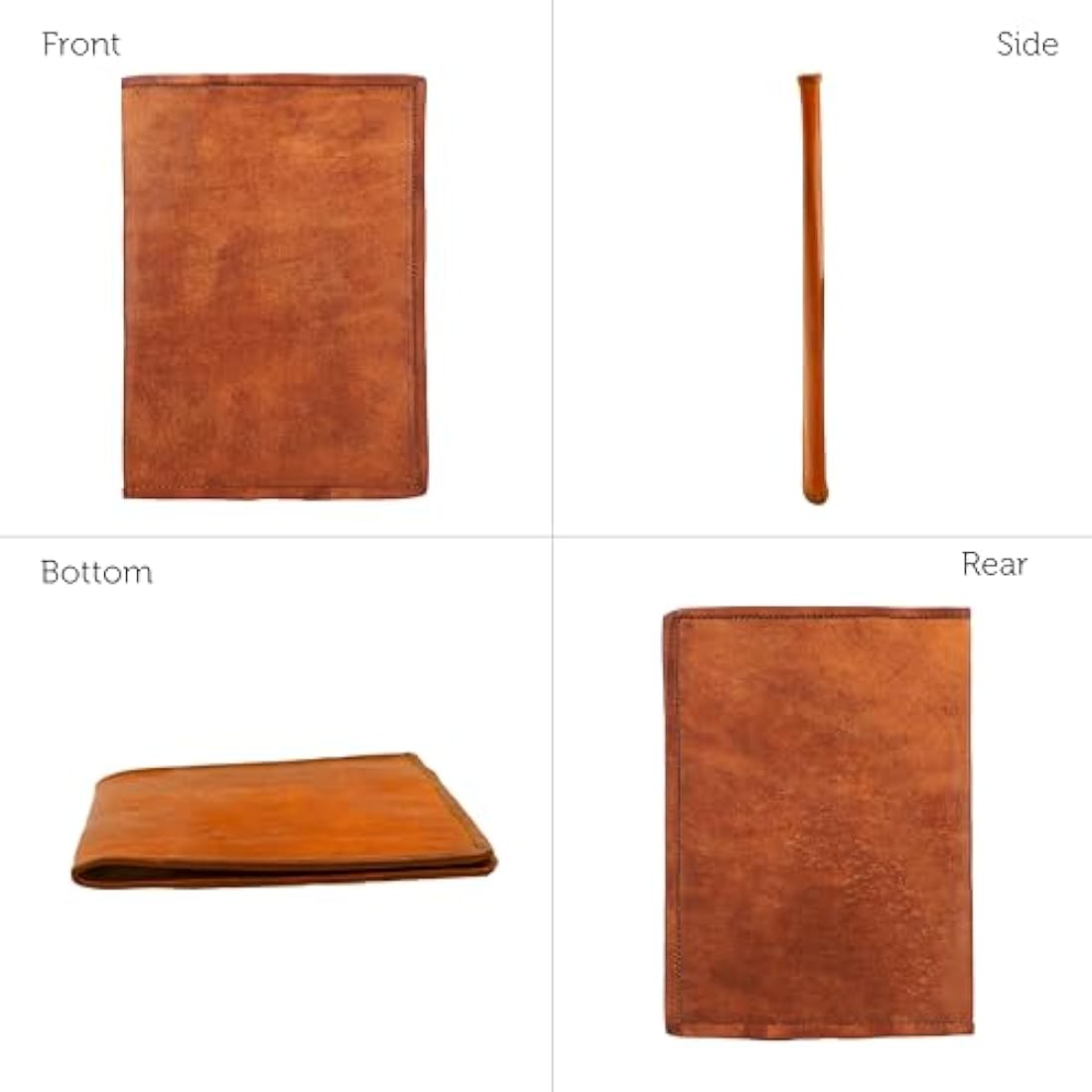 Gusti Leder Nature Becky A5 Leather Portfolio – Handmade Goatskin Cover