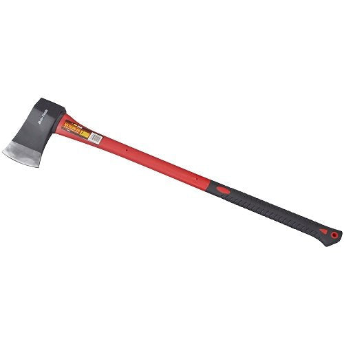 Am-Tech 4lb Felling Axe with Fibreglass Handle – Heavy Duty Hand Tool