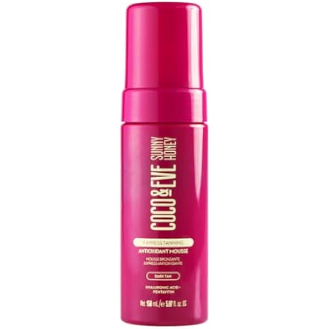 Coco & Eve Express Tanning Antioxidant Mousse – Dark Sunless Tan (150ml)
