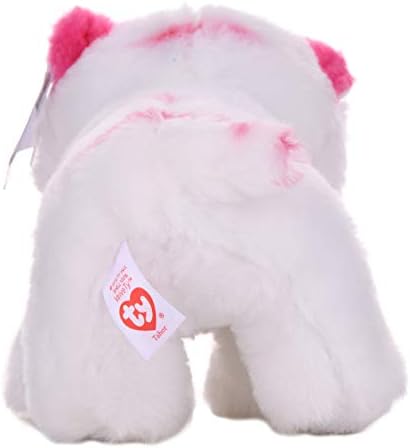 Ty Glubschis Tiger Stuffed Animal - White & Pink Soft Plush Toy 15cm