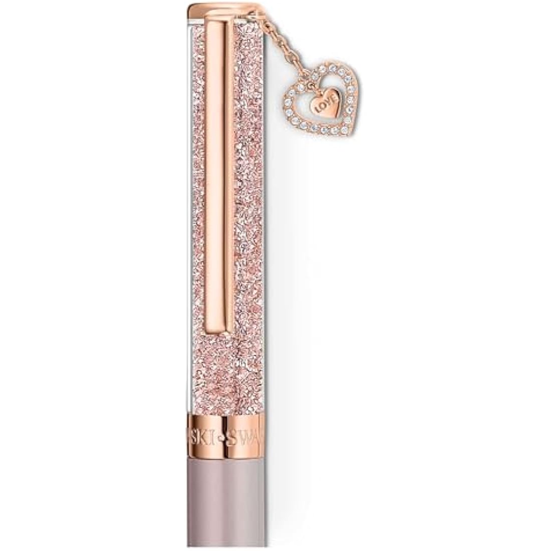 Swarovski Crystalline Ballpoint Pen – Pink Love Charm Luxury Pen