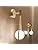 Nordic Gold Metal Wall Sconce – Drop Glass Wall Lamp