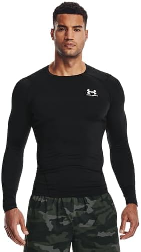 Under Armour Men's HeatGear Long Sleeve Compression Shirt - Midnight Navy