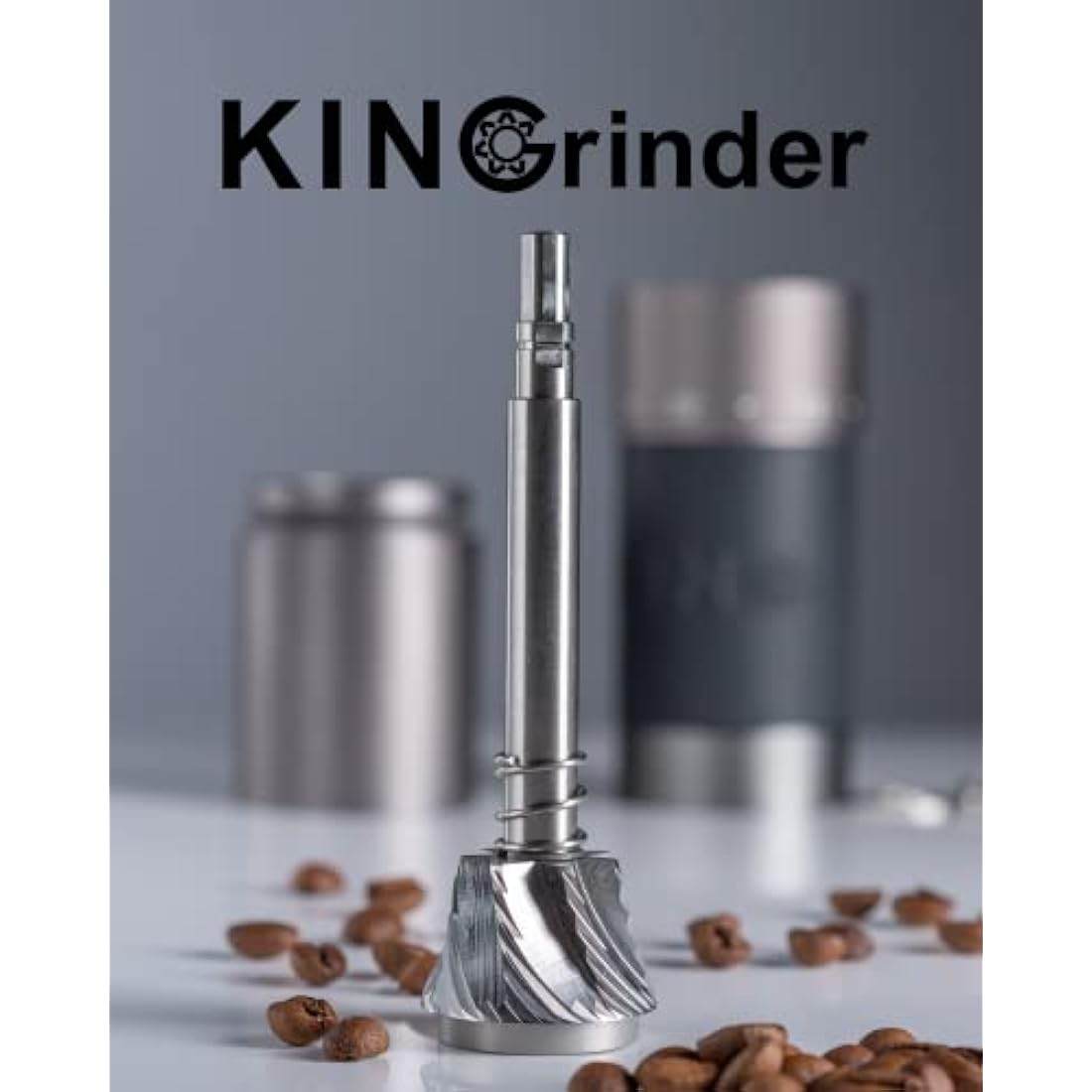 KINGrinder K6 Manual Coffee Grinder | Stainless Steel Conical Burr Mill