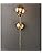 Jolof Store Industrial Gold Wall Sconce – Amber Glass Globe Lamp
