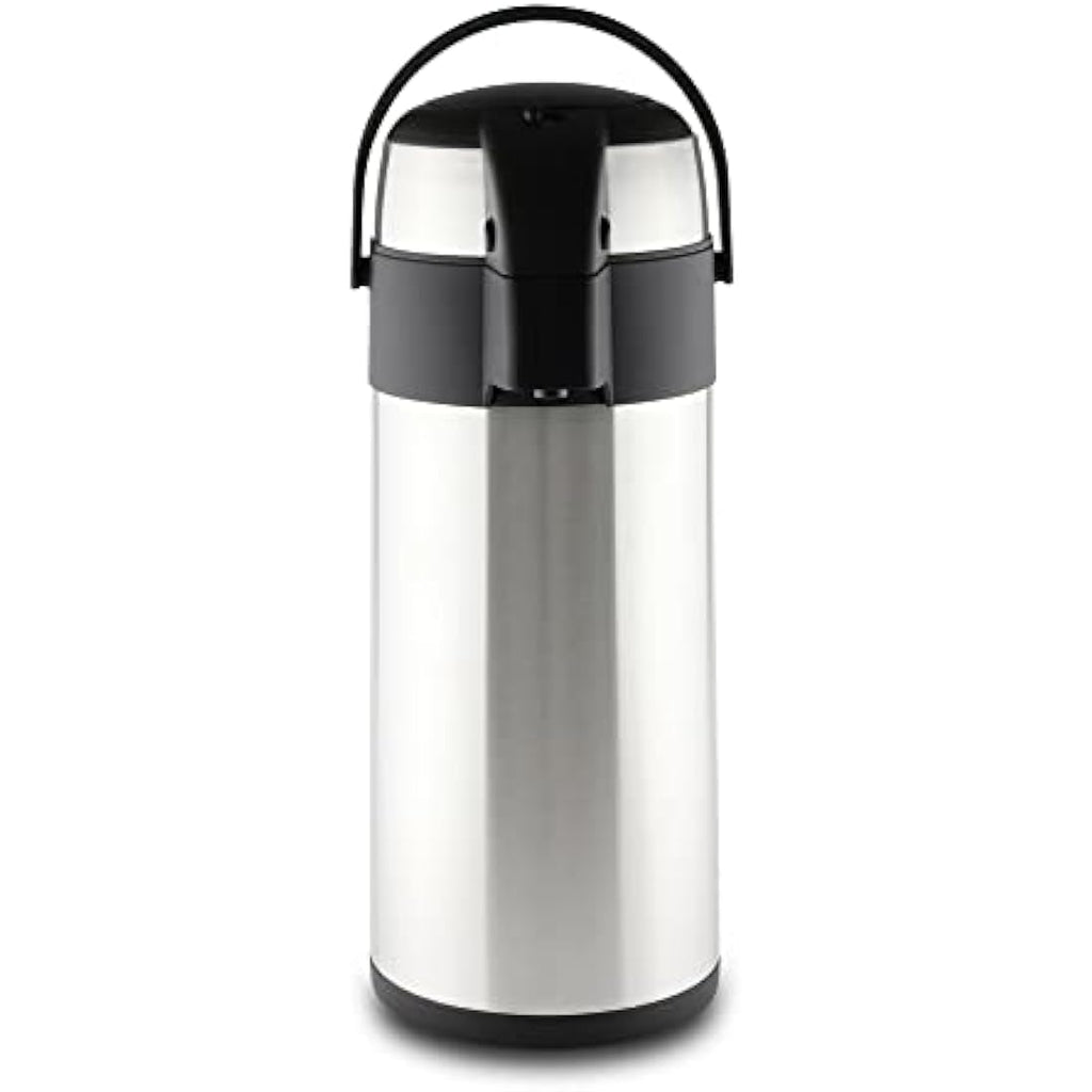 Pioneer 4L Stainless Steel Airpot | Insulated Coffee & Tea Dispenser