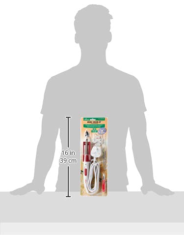 Clover Mini Iron – Precision Crafting and Quilting Tool, Red (CL8004GB)