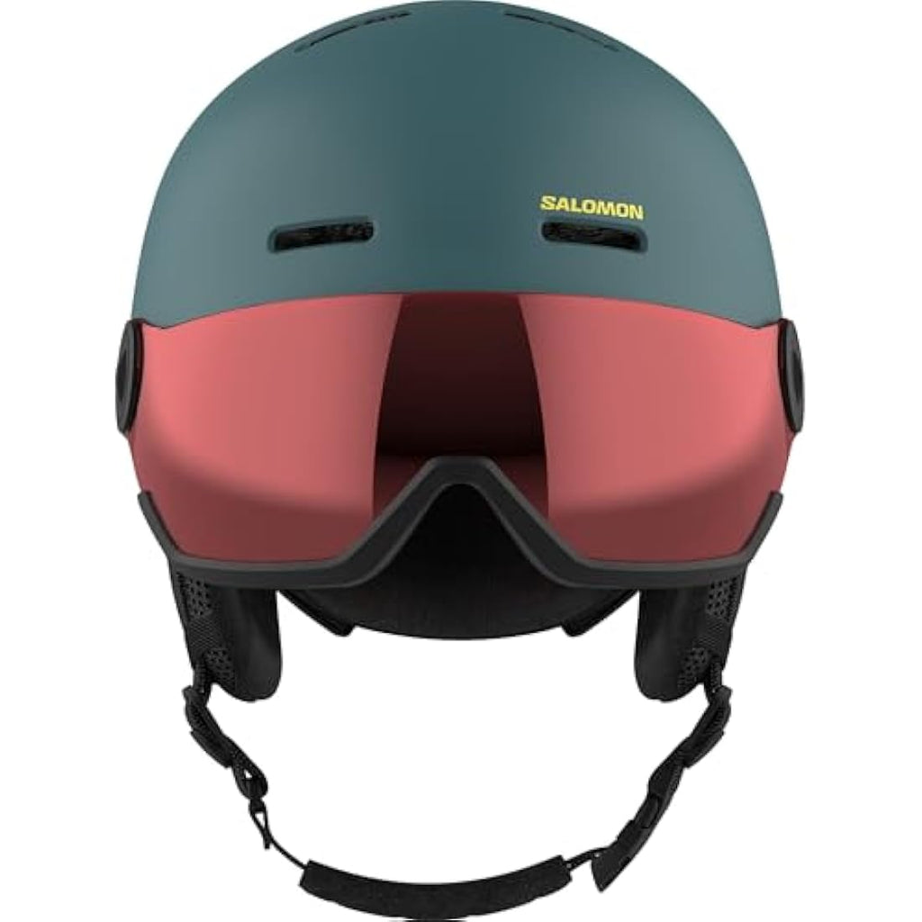 Salomon Orka Kids Visor Ski & Snowboard Helmet - Black Junior