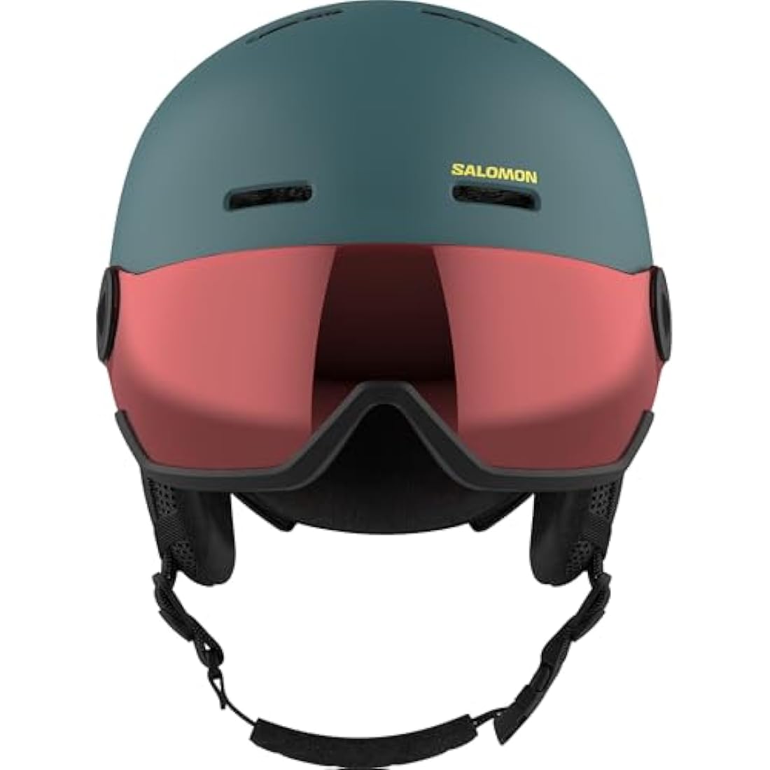 Salomon Orka Kids Visor Ski & Snowboard Helmet - Black Junior