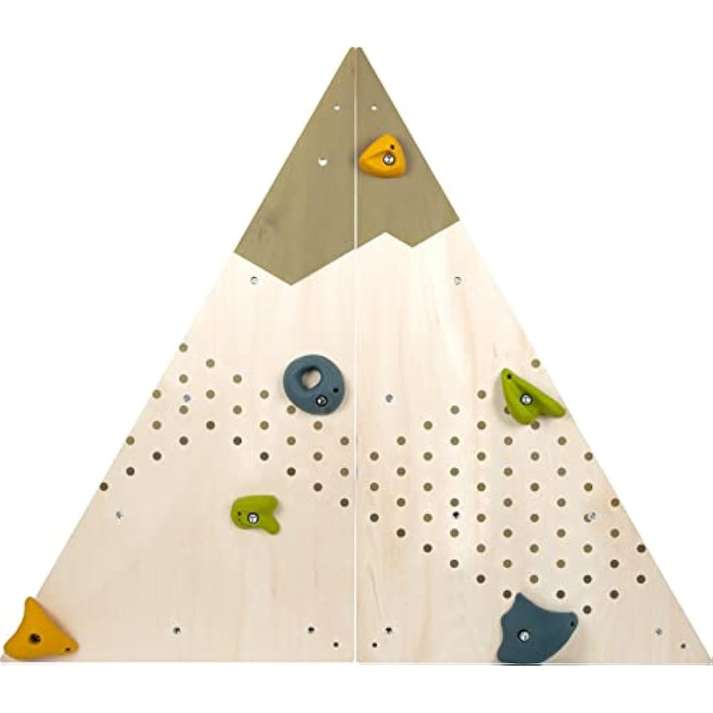 small foot Adventure Wooden Climbing Wall for Kids – Indoor Active Play