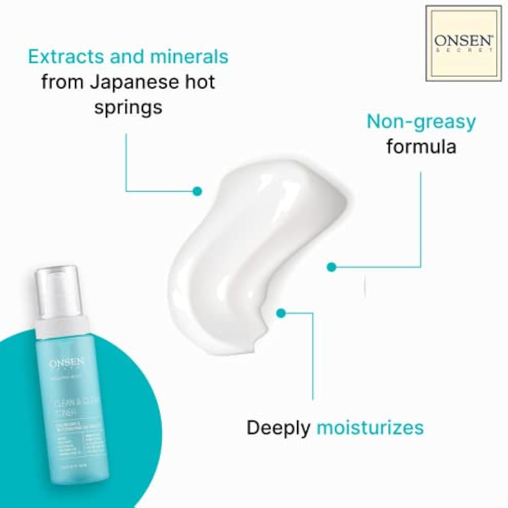 Onsen Secret Face Toner – Balancing Witch Hazel & Green Tea - 150ml