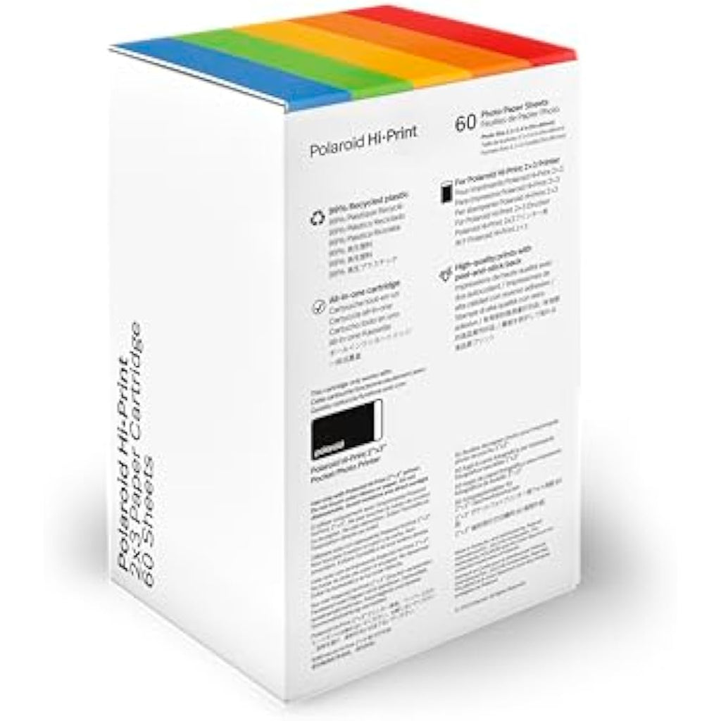 Polaroid Hi-Print 2x3 Photo Paper Cartridges - 60 Sheets Triple Pack