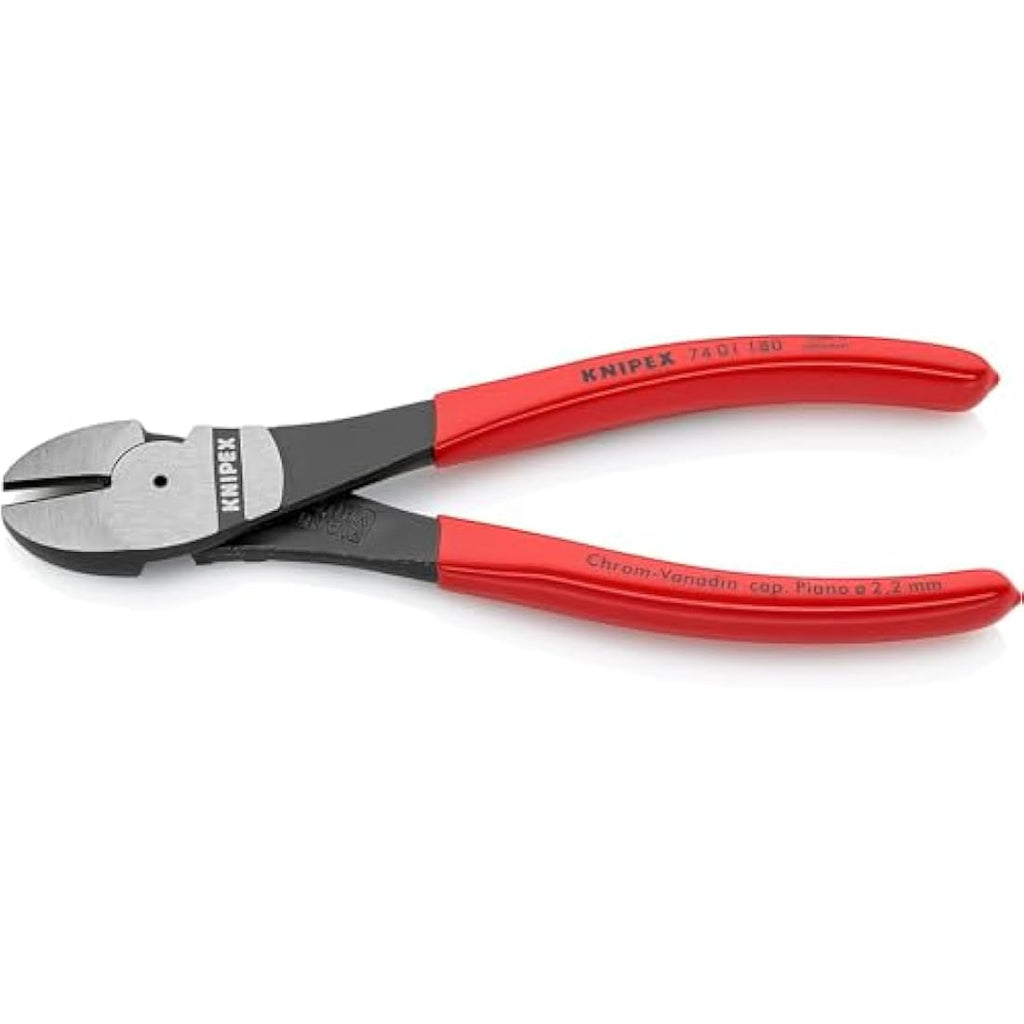 Knipex High Leverage Diagonal Cutter – 180mm Black Atramentized