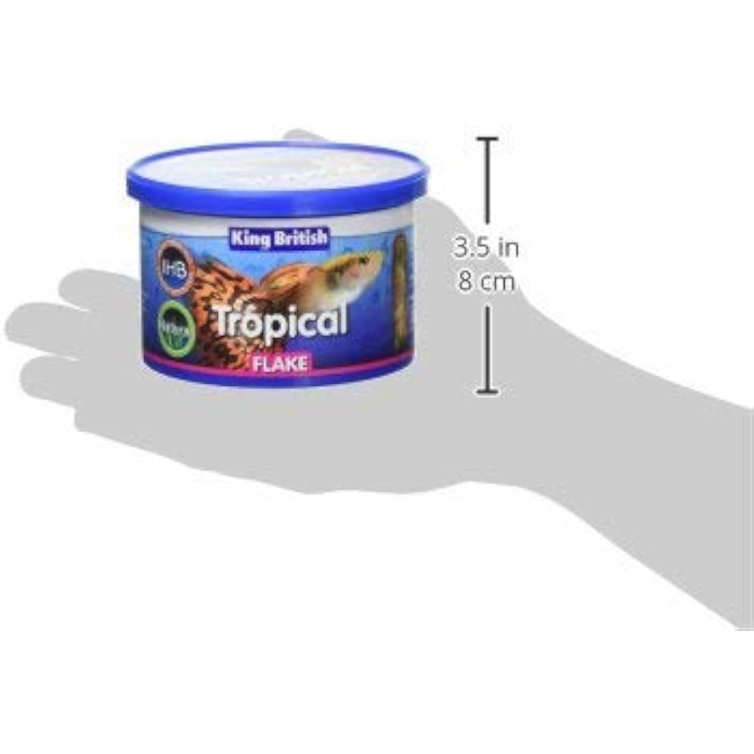 King British Tropical Fish Flake Food with Immuno Health Booster - 55g