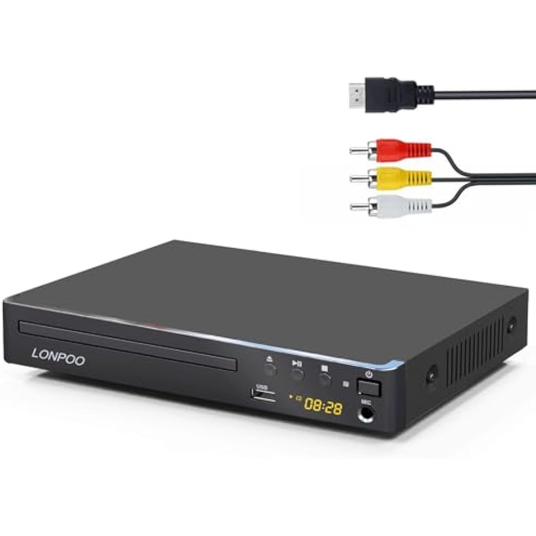 Multi-Region DVD Player – 1080p HDMI Upscaling & USB (LP-099UK)