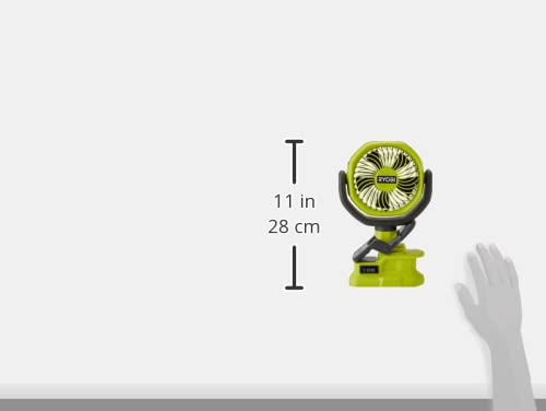 Ryobi 18V ONE+ Cordless 10cm Clamp Fan – Portable Bare Tool