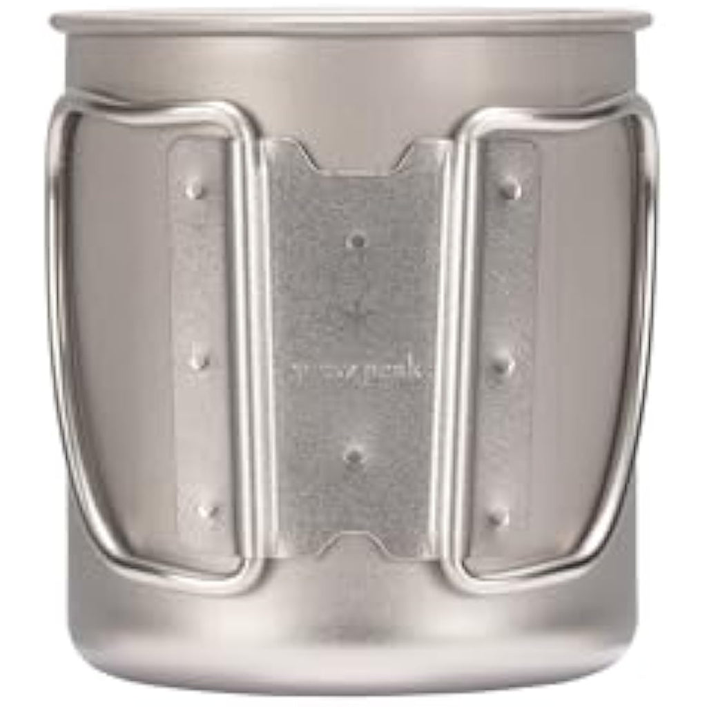 Snow Peak Titanium Single Wall Mug – Ultralight 450ml Camping Cup