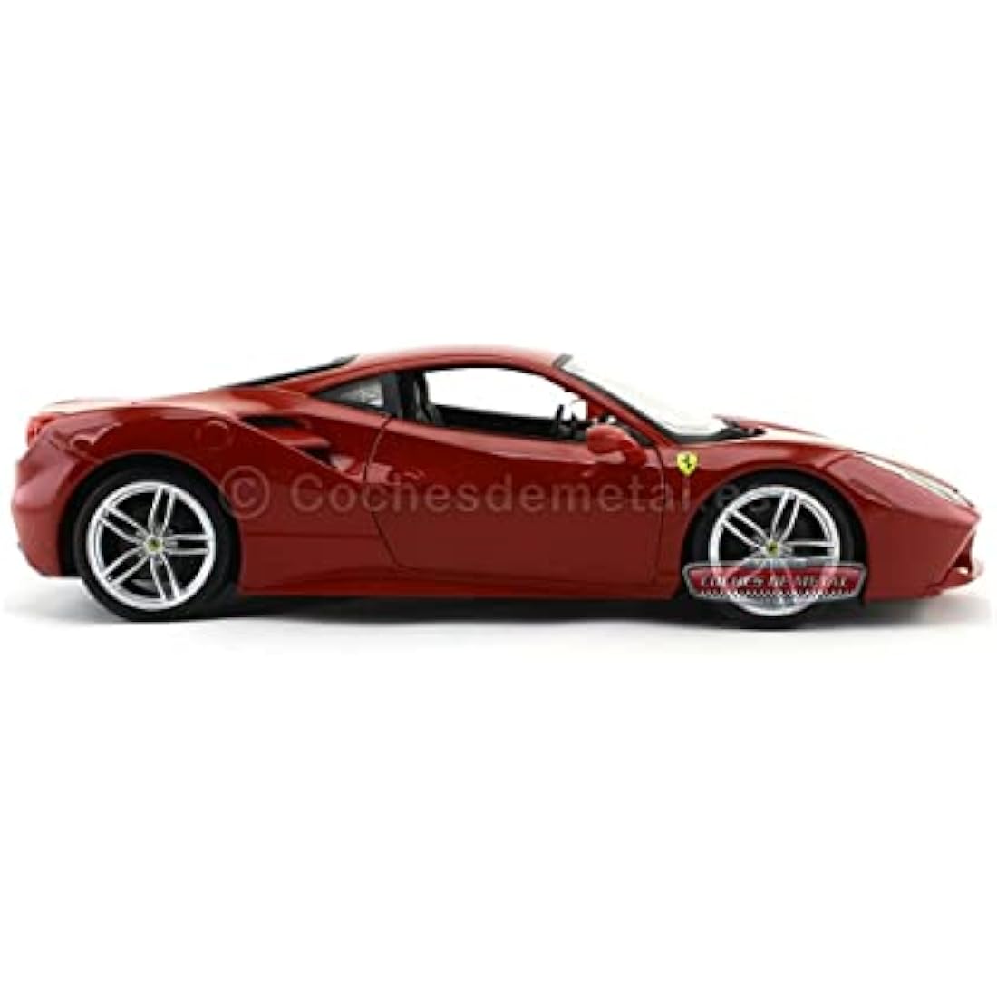 Bburago Ferrari 488 GTB 2016 Diecast Model Car – 1:18 Scale Red