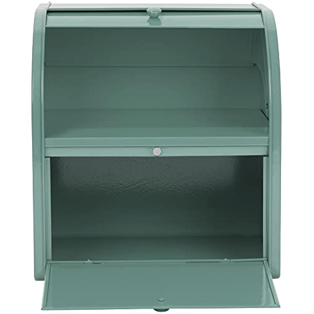 Jolof Store Double Layer Bread Bin – Large Black Stainless Steel Box