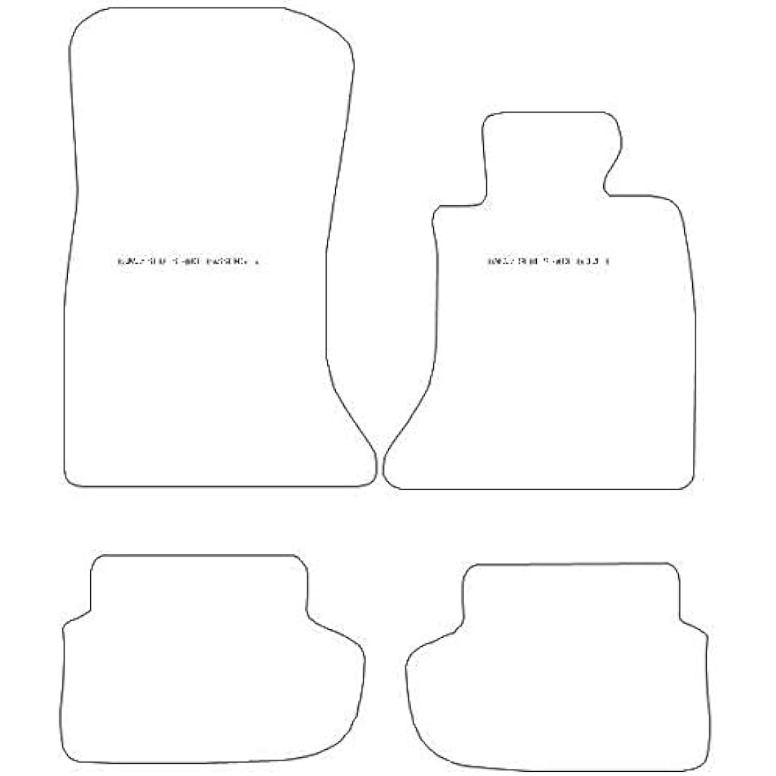 BMW 5 Series (F10/F11) 2013-2016 Tailored Car Mats - Grey Carpet