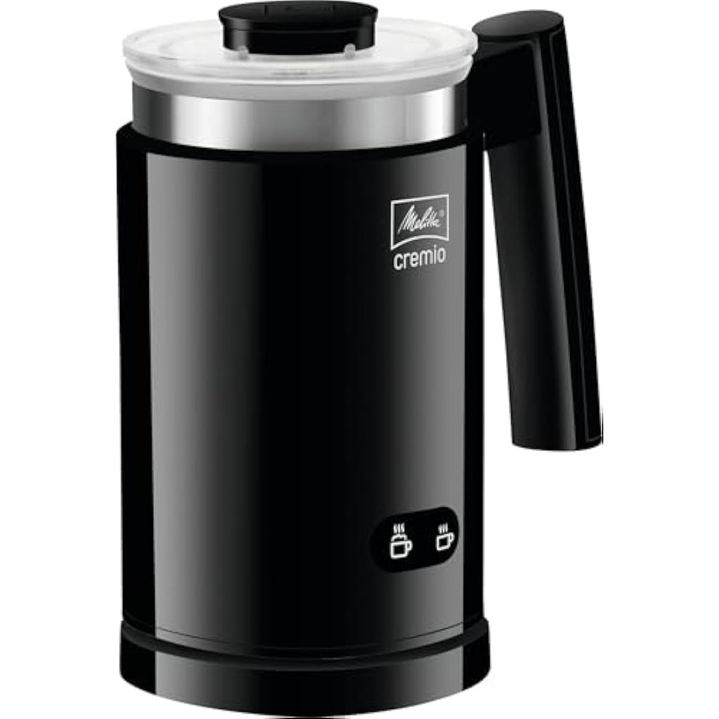 Melitta Cremio II Electric Milk Frother – 450W Non-Stick, Black