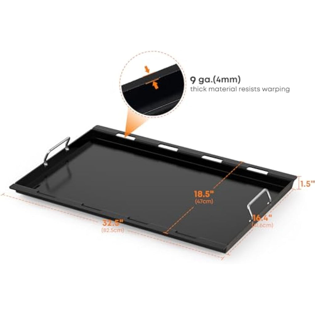 Onlyfire Nonstick Ceramic Griddle for Weber Genesis II 400 Series Grills