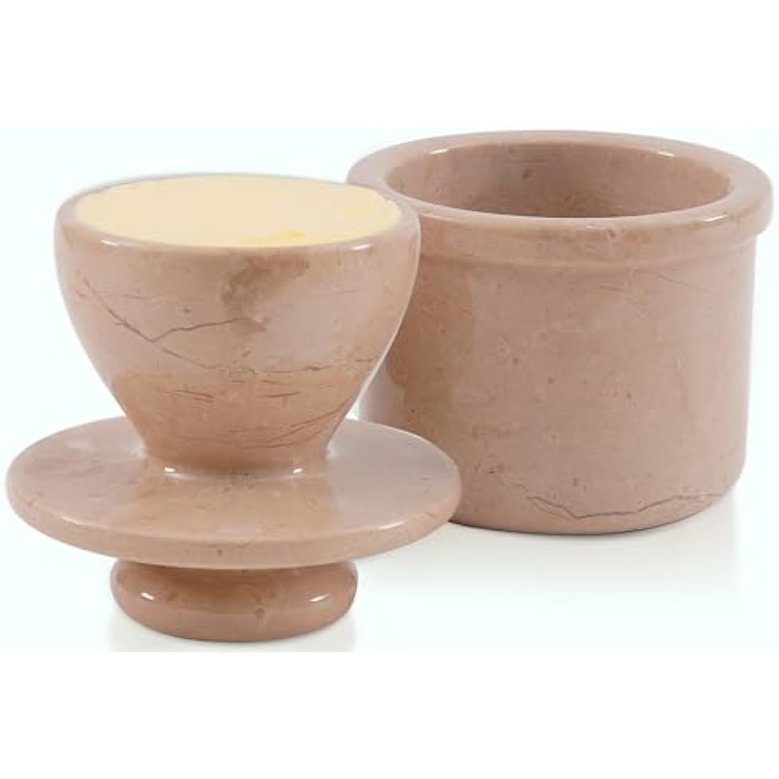 Radicaln Handmade Marble Butter Keeper – French Butter Crock for Counter
