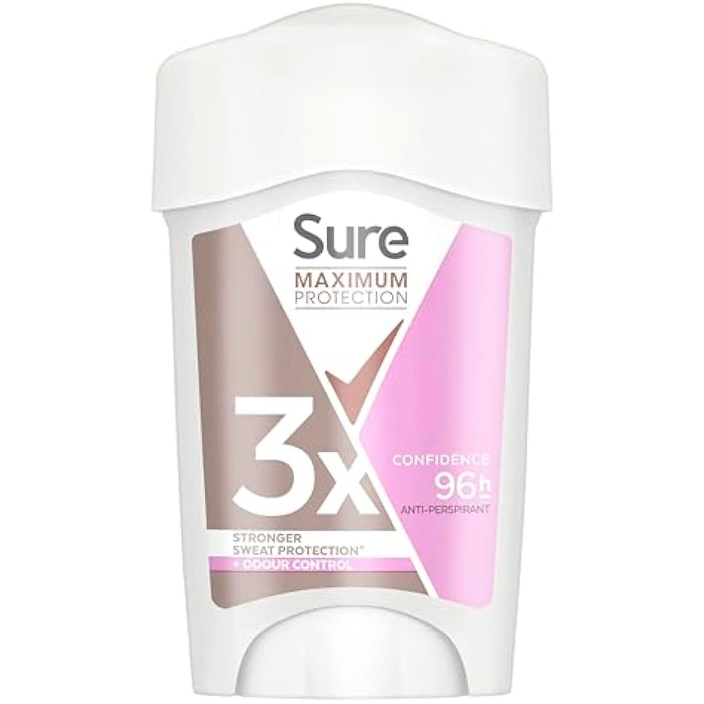 Sure Maximum Protection Confidence Deodorant Stick - 6 x 45ml