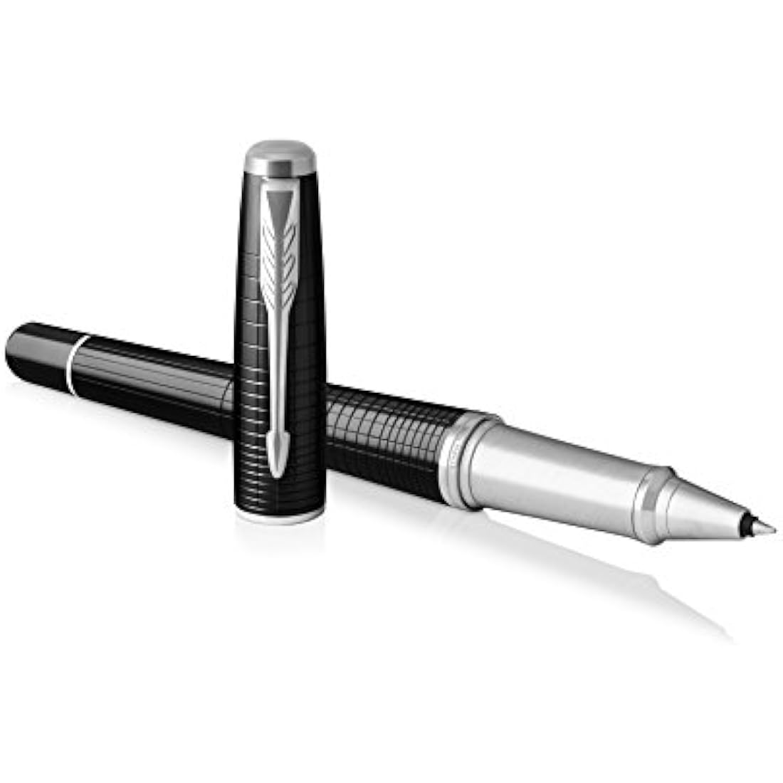 Parker Urban Rollerball Pen - Premium Ebony Metal Chiselled Fine Point