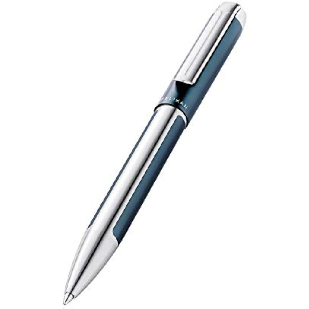 Pelikan Pura Ballpoint Pen – Petrol Blue with Large Capacity Refill