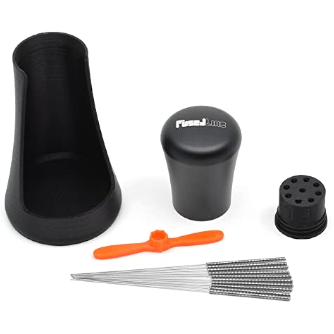 Jolof Store Metal WDT Tool - Black Anodized Aluminum Espresso Stand