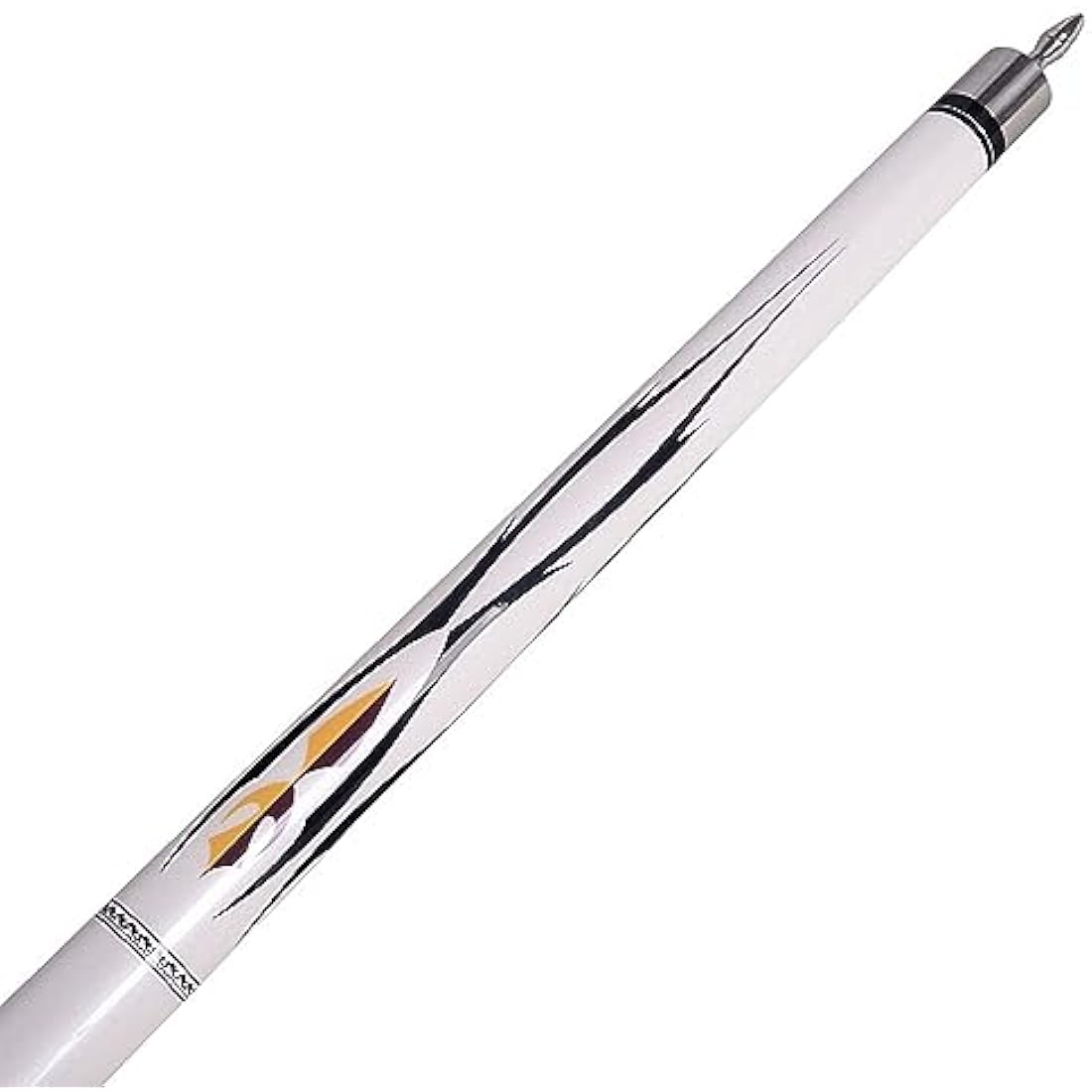CUESOUL 58" Maple Billiard Pool Cue Stick – 19oz 2-Piece Pearl White
