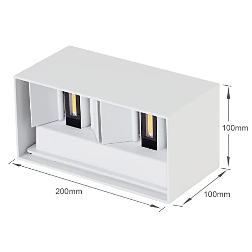 Dr.lazy 20W LED Wall Light | IP65 Waterproof Aluminum Adjustable Sconce