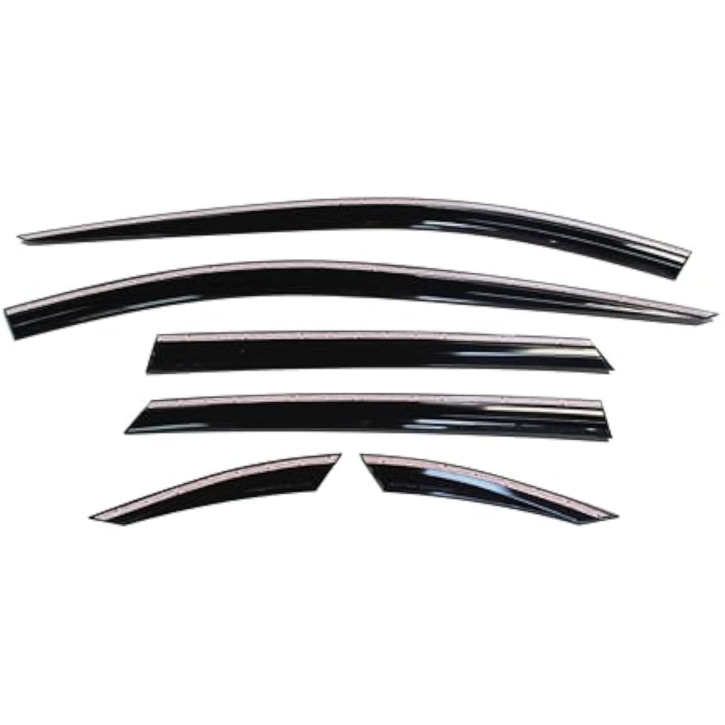 Auto Clover Wind Deflectors for Hyundai Tucson 2015-2020 | 6-Piece Set