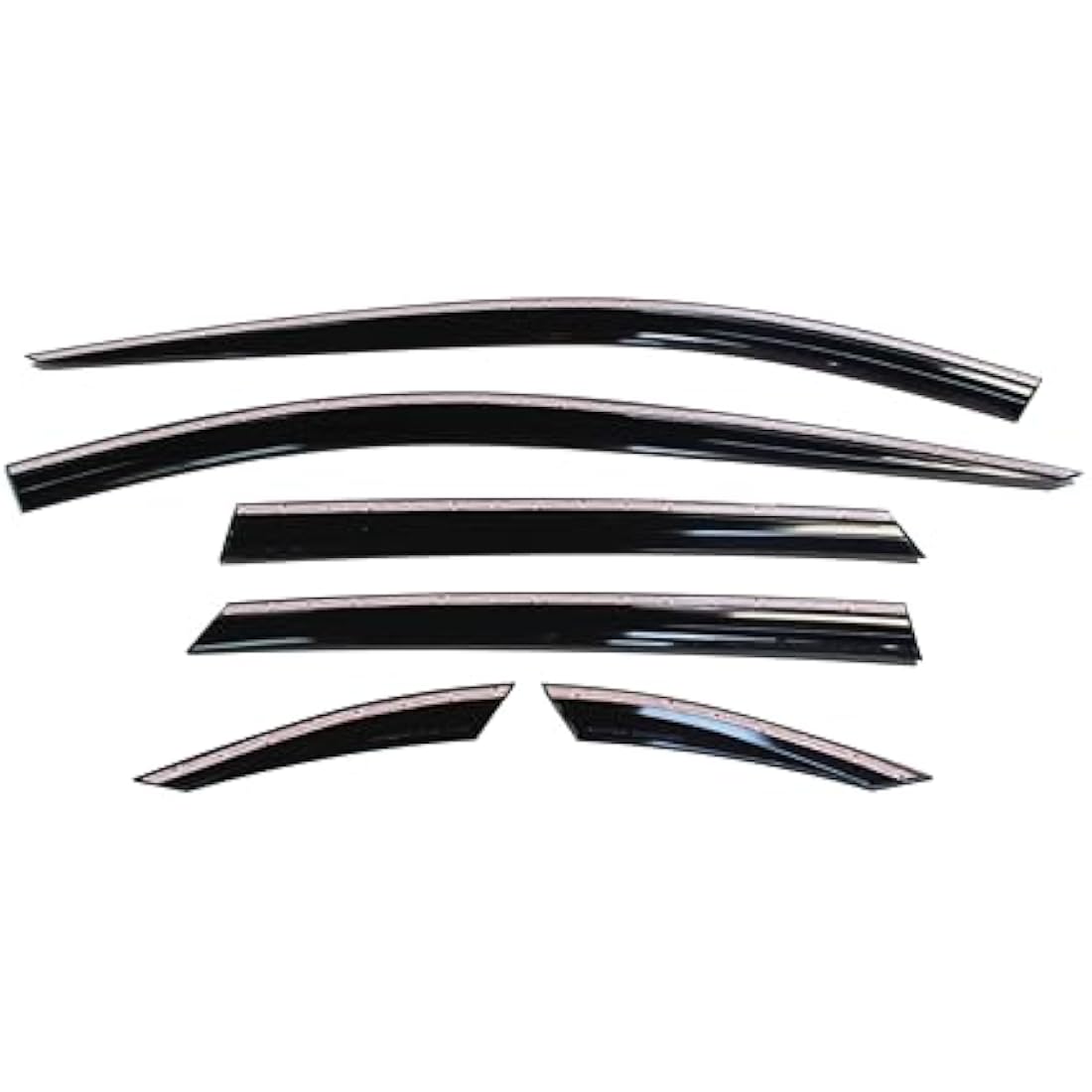 Auto Clover Wind Deflectors for MG ZS 2017-2024 | 6-Piece External Fit