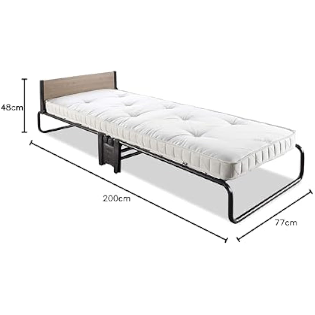 JAY-BE Revolution Single Folding Bed | Micro e-Pocket Mattress & Headboard